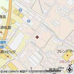滋賀県彦根市地蔵町162-3周辺の地図