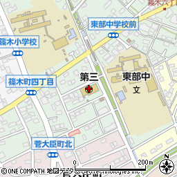 春日井市立　第三保育園周辺の地図