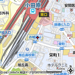 炭火やきとり 快（カイ） 小田原駅前店周辺の地図