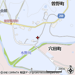 愛知県瀬戸市曽野町243周辺の地図