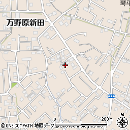 静岡県富士宮市万野原新田3466-20周辺の地図