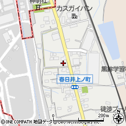 愛知県春日井市春日井上ノ町周辺の地図