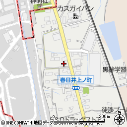 愛知県春日井市春日井上ノ町周辺の地図