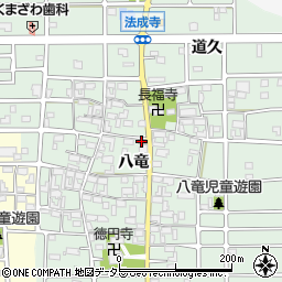 法成寺公会堂周辺の地図