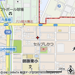 愛知県北名古屋市六ツ師山の神47周辺の地図