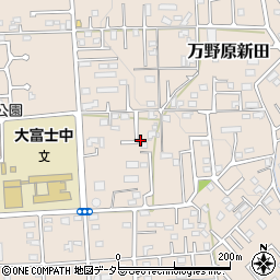 静岡県富士宮市万野原新田4112周辺の地図