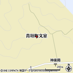 兵庫県丹波市青垣町文室周辺の地図