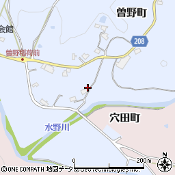 愛知県瀬戸市曽野町244周辺の地図