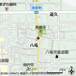 愛知県北名古屋市法成寺丑寅周辺の地図