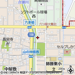 愛知県北名古屋市熊之庄高畑周辺の地図