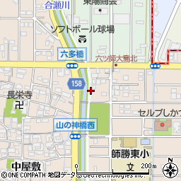 愛知県北名古屋市熊之庄（高畑）周辺の地図
