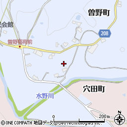 愛知県瀬戸市曽野町245周辺の地図