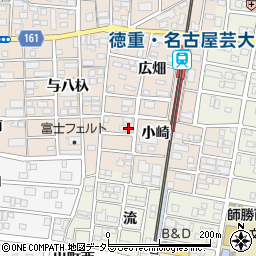 愛知県北名古屋市徳重小崎5-8周辺の地図