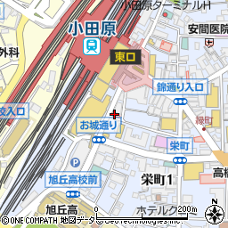 くすのき薬局小田原駅前店周辺の地図