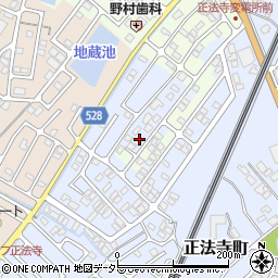 滋賀県彦根市正法寺町周辺の地図