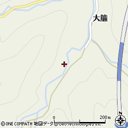 京都府船井郡京丹波町大簾上ナカヲ周辺の地図