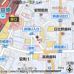 炭火RoBATa酒場 OHASHI （オハシ）小田原駅前店周辺の地図