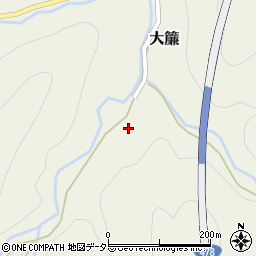 京都府船井郡京丹波町大簾西周辺の地図