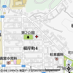 千葉荘周辺の地図