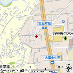 静岡県富士宮市万野原新田4087周辺の地図