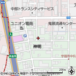 株式会社中日長栄社　長谷川新聞舗北名古屋西部店周辺の地図