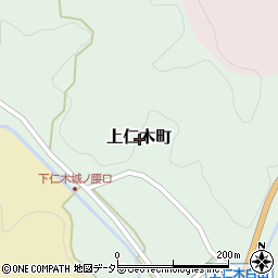 愛知県豊田市上仁木町周辺の地図