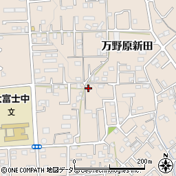 静岡県富士宮市万野原新田4020-2周辺の地図