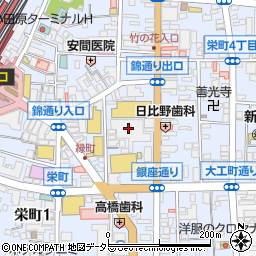 ホビーオフ小田原アプリ店周辺の地図
