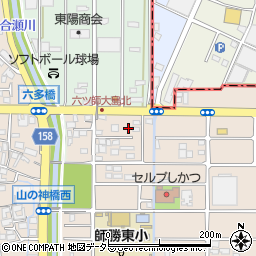 愛知県北名古屋市六ツ師山の神28周辺の地図