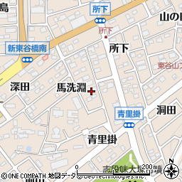 愛知県名古屋市守山区上志段味馬洗淵826周辺の地図