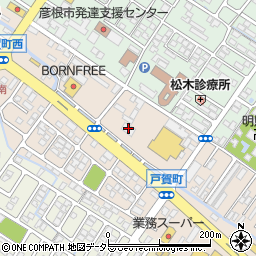 サイクルベースあさひ彦根店周辺の地図