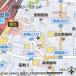 個室居酒屋 地酒 和食 桜木 小田原本店周辺の地図