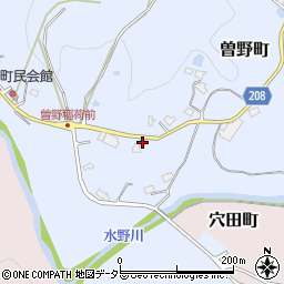 愛知県瀬戸市曽野町231周辺の地図