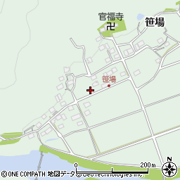 京都府福知山市笹場周辺の地図