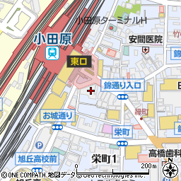 創英ゼミナール小田原駅前校周辺の地図