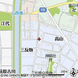 愛知県稲沢市片原一色町高山34周辺の地図