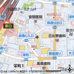 ヘアースタジオＩＷＡＳＡＫＩ　小田原店周辺の地図