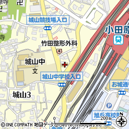 セブンイレブン小田原城山１丁目店周辺の地図
