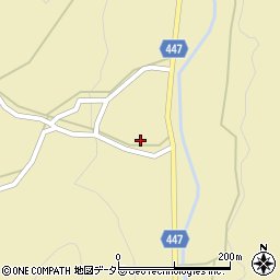 長野県下伊那郡売木村2443周辺の地図