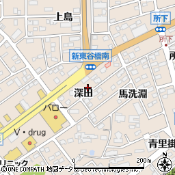 愛知県名古屋市守山区上志段味深田781-1周辺の地図