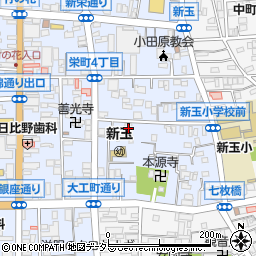 住友生命保険湘南支社小田原分館周辺の地図