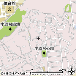 神奈川県横須賀市小原台周辺の地図