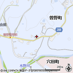 愛知県瀬戸市曽野町715周辺の地図