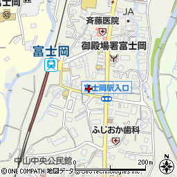 静岡県御殿場市中山551-12周辺の地図