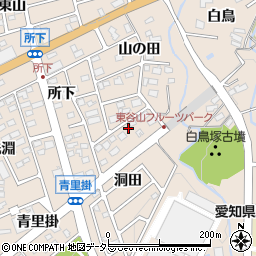 愛知県名古屋市守山区上志段味（洞田）周辺の地図