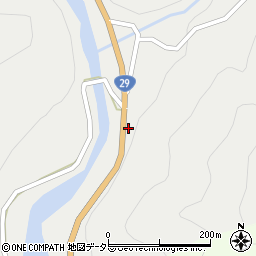 兵庫県宍粟市波賀町鹿伏40周辺の地図