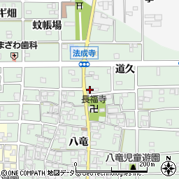 愛知県北名古屋市法成寺道久89周辺の地図