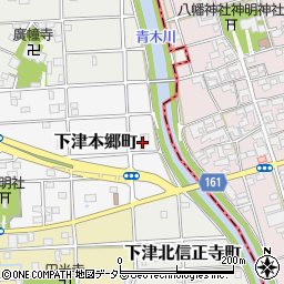 愛知県稲沢市下津本郷町38周辺の地図