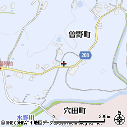 愛知県瀬戸市曽野町316周辺の地図