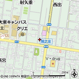 愛知県北名古屋市熊之庄西出79周辺の地図